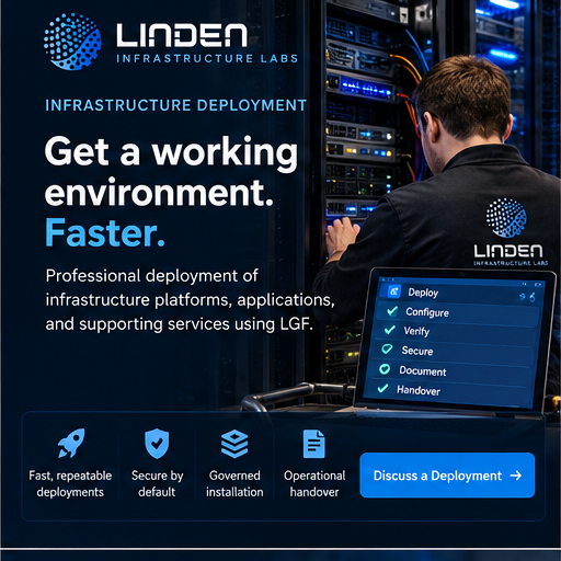 Infrastructure Deployment service illustration